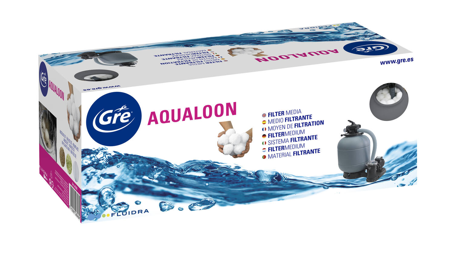 boules filtrantes Aqualoon 700 g - GRE