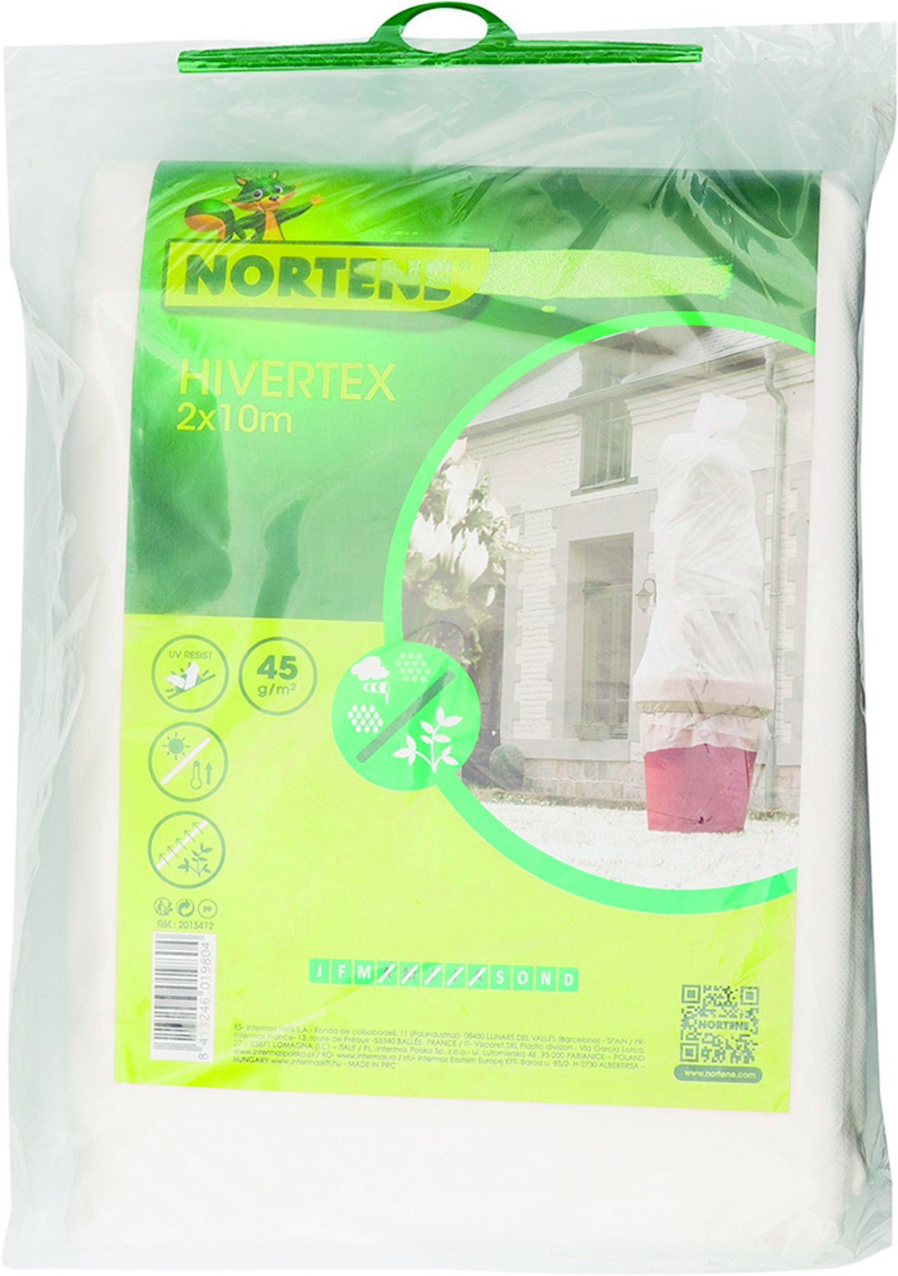 Voile protection PP 45 gr/m² blc 2x10m