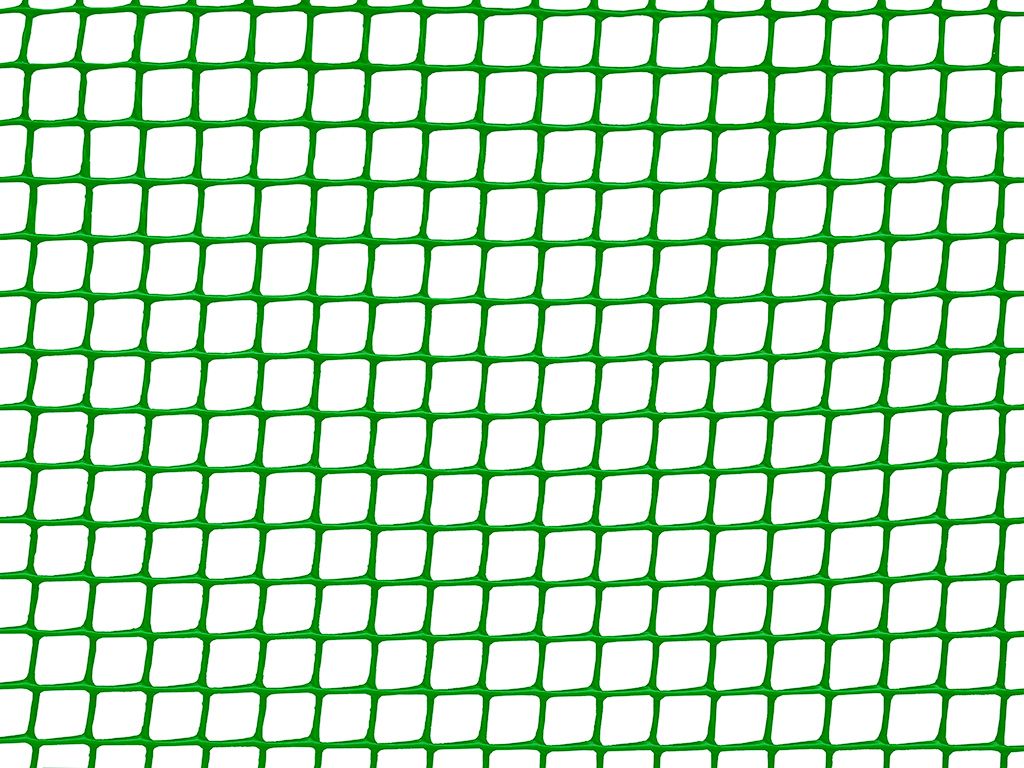 Grilllage plastique maille 10 vert 1x25m