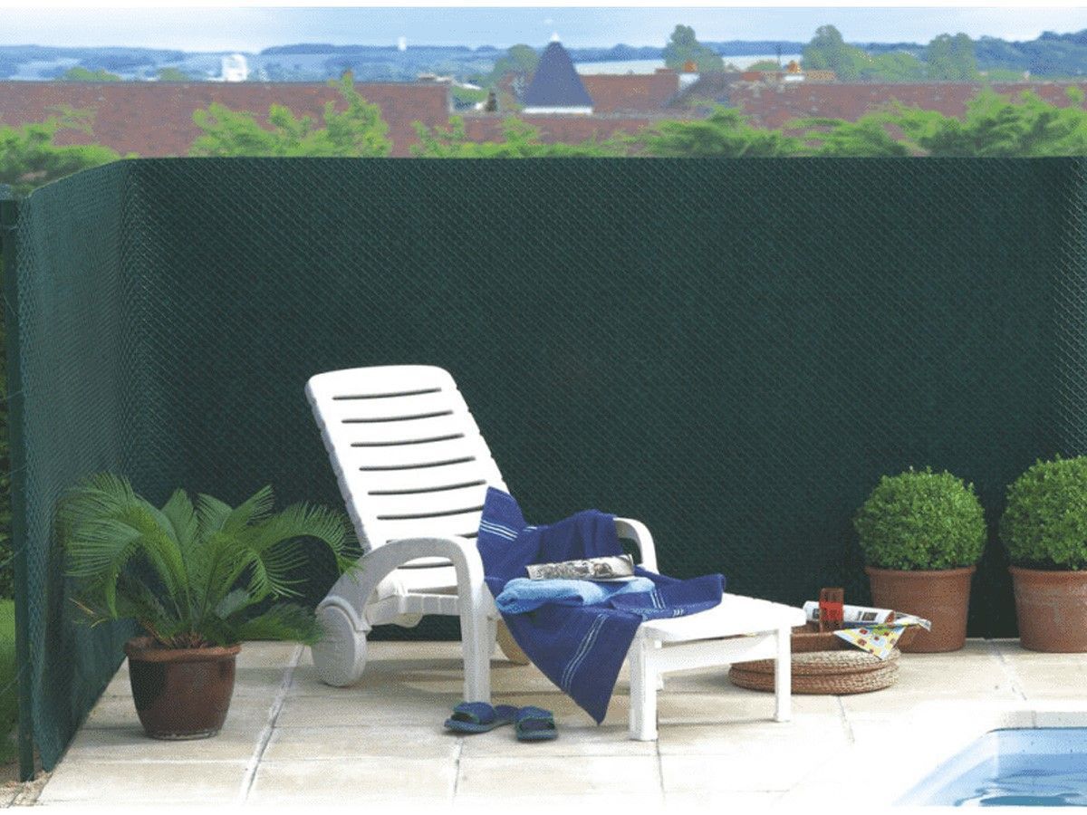 Brise vue plastique Tandem vert 25 x h.1 m NORTENE