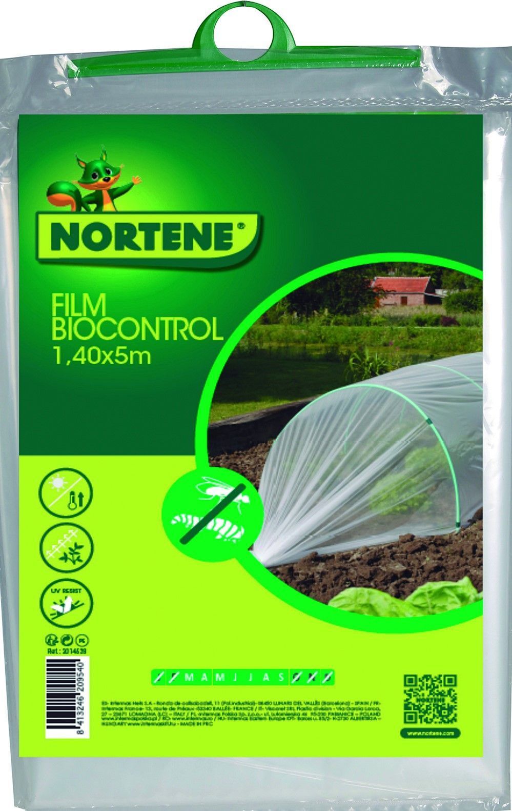 Film de forçage anti-insectes transparent 1,40X5m