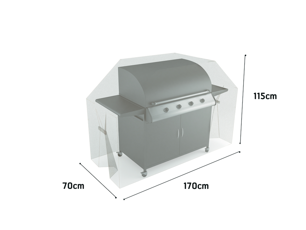 Housse pour barbecue 170x70xH.115cm