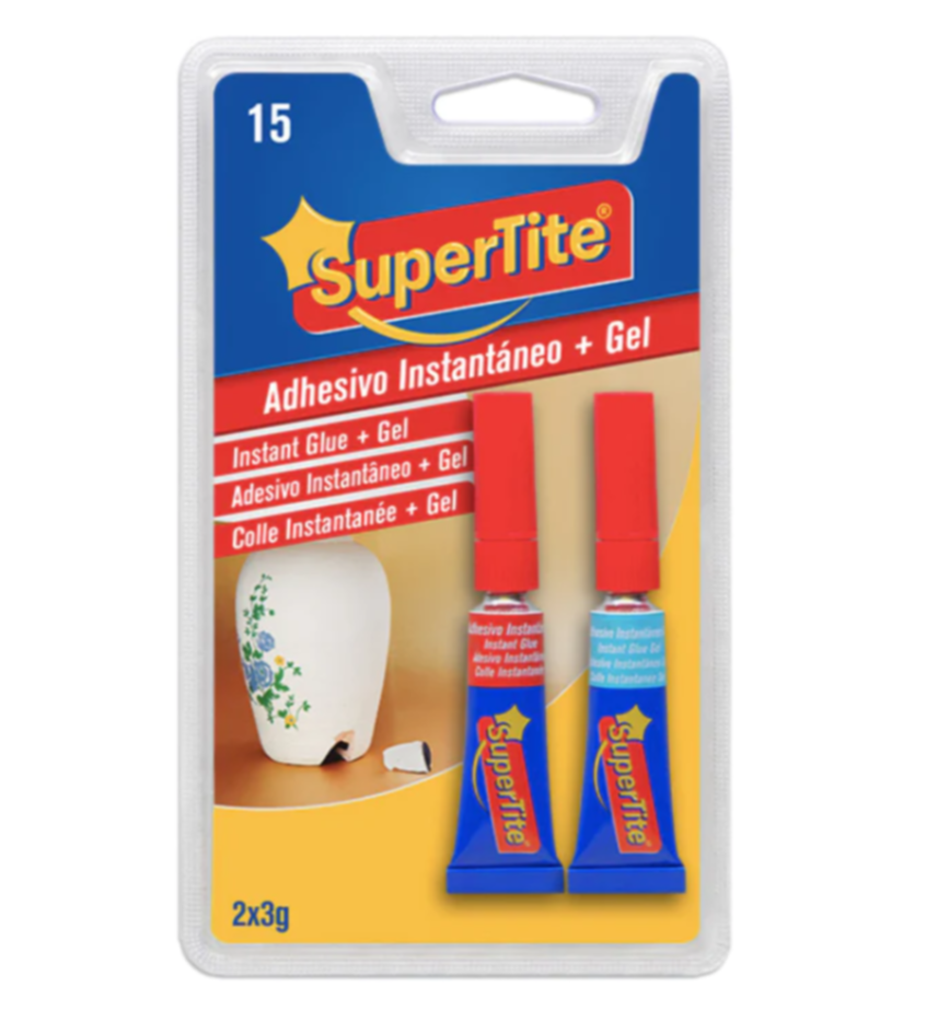 Colle instantanée liquide + gel 2x3g - SUPERTITE
