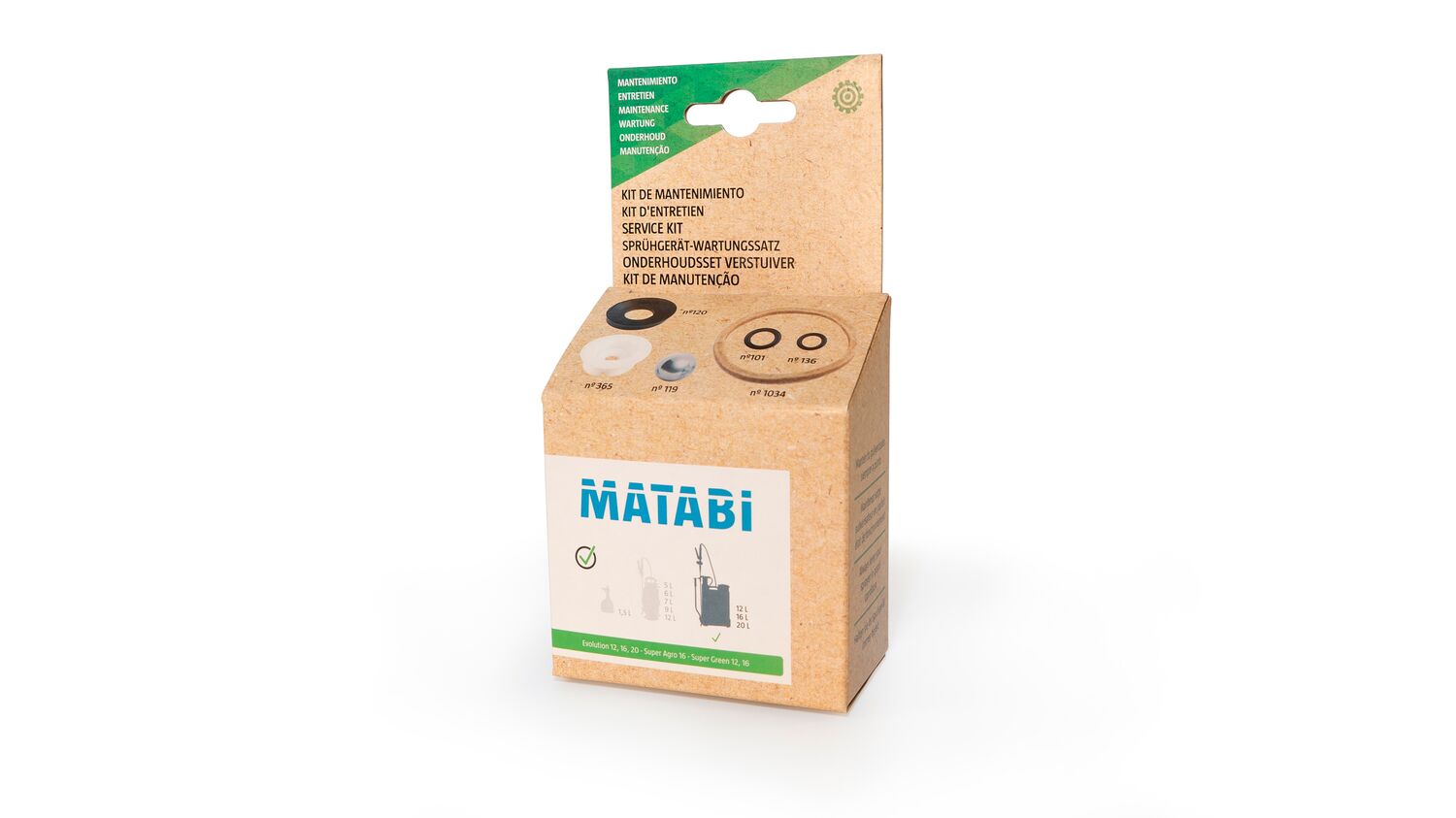 Kit de réparation pe 12/16l