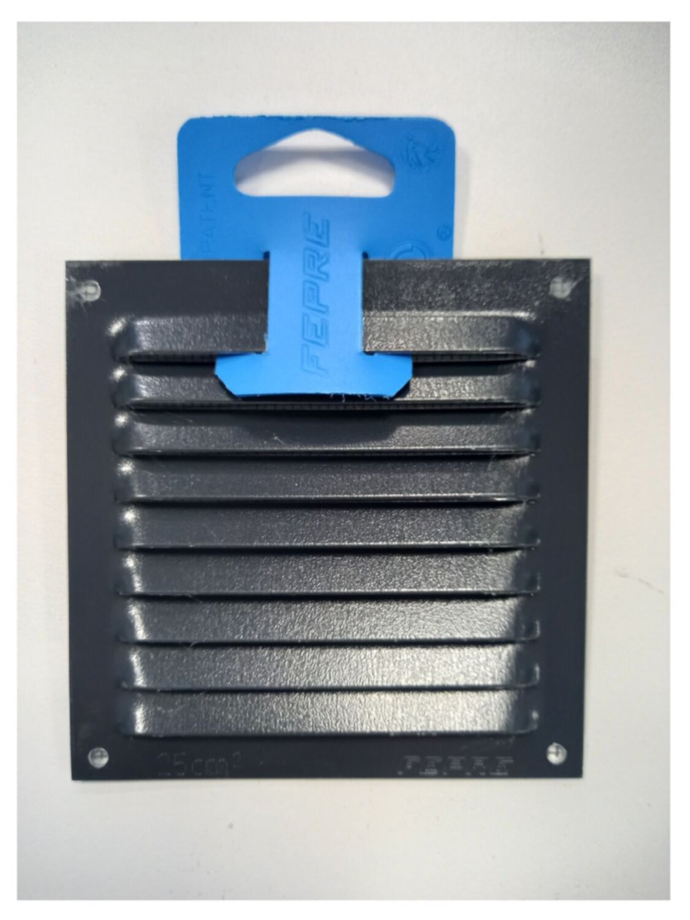 Grille alu 0,8mm noir anti-moustiques 15x15cm - FEPRE