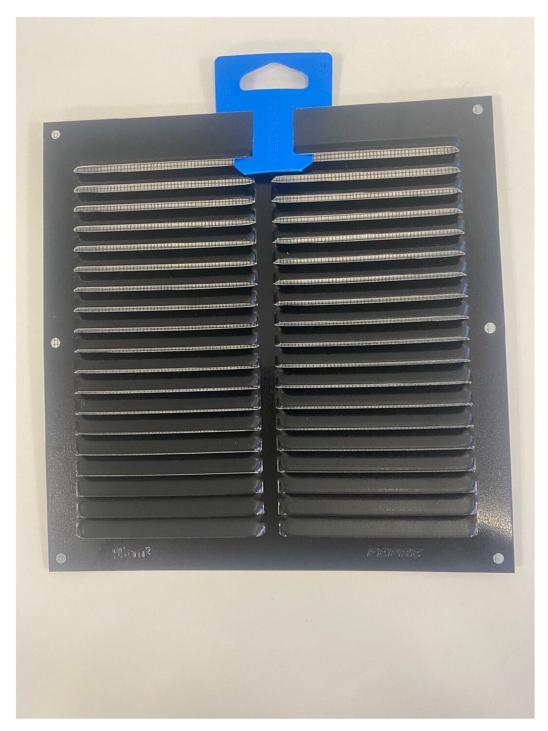 Grille alu 0,8mm anthracite anti-moustique 25x25cm - FEPRE