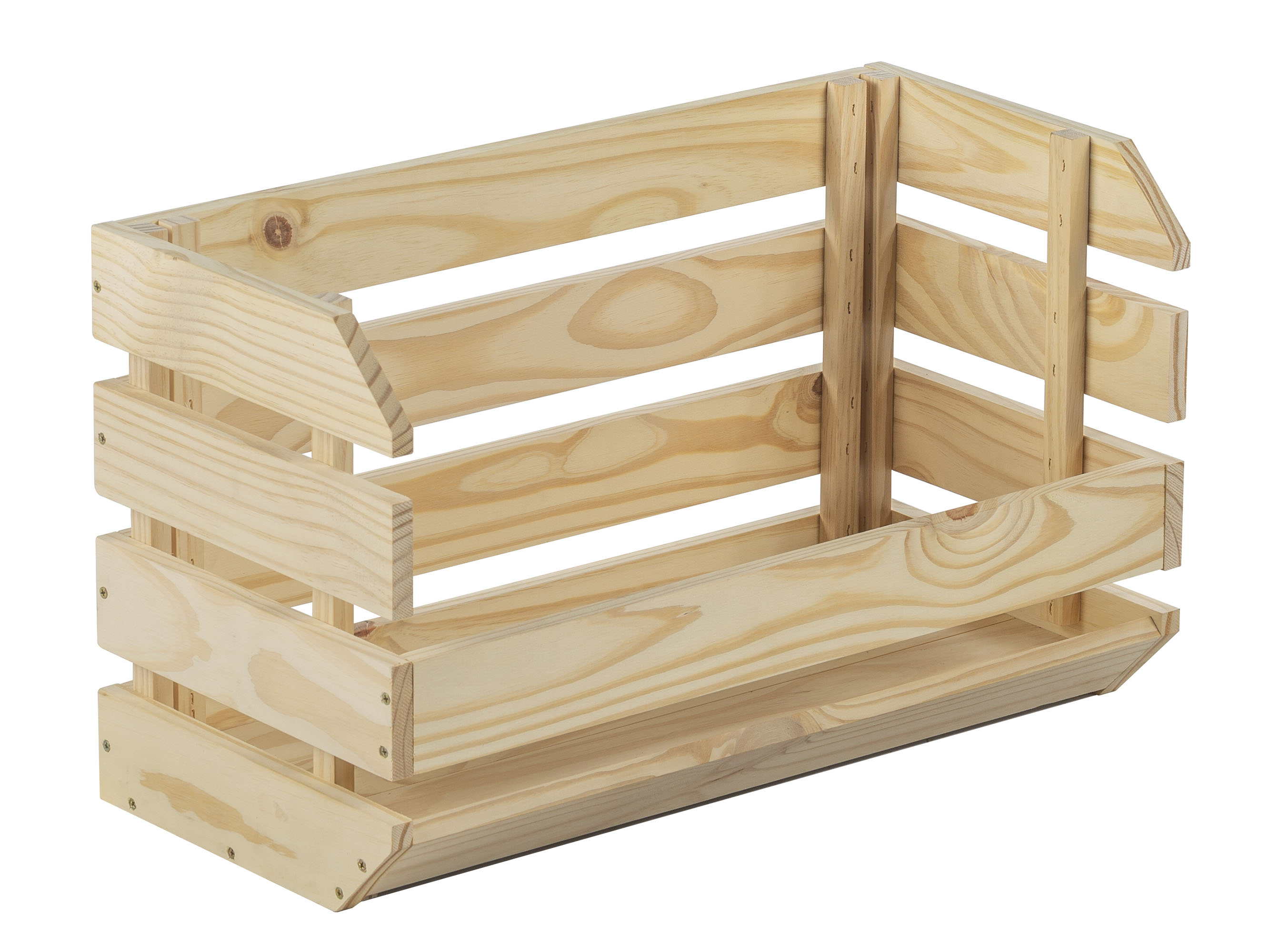 Caisse EVOLUTION empilable 60x28,5x35,3cm pin massif