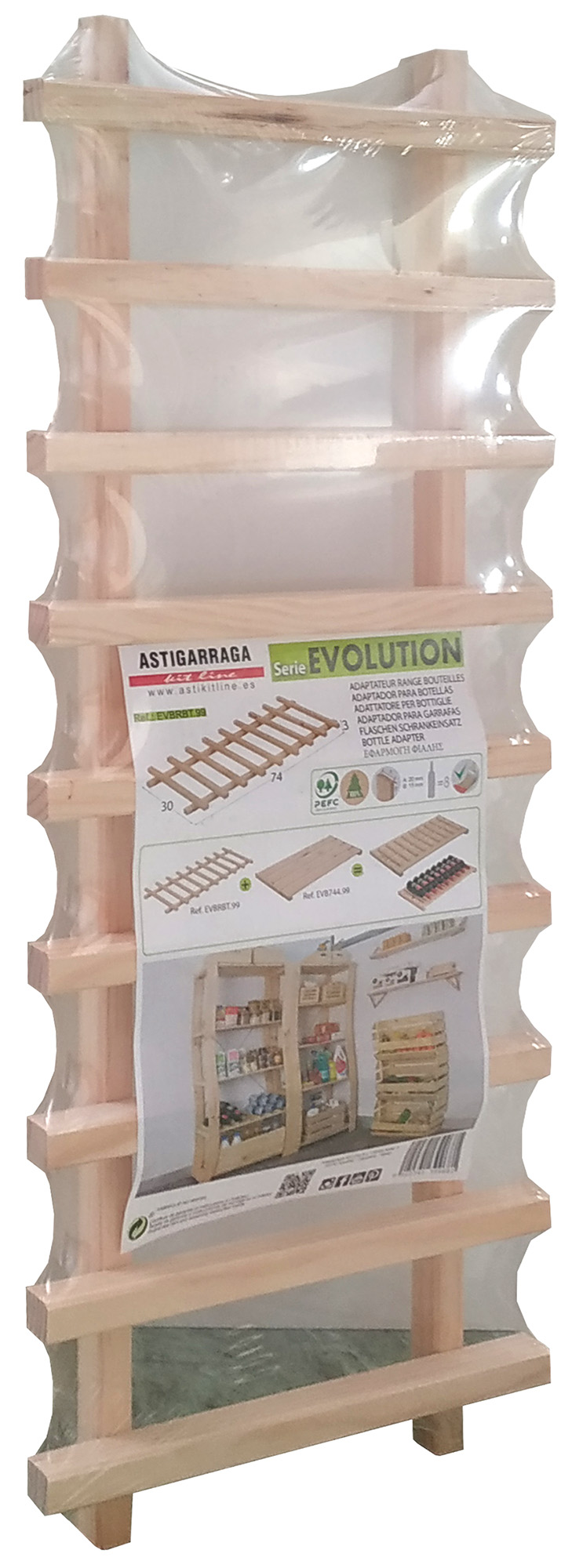 Adaptateur range bouteilles pour tablette EVOLUTION