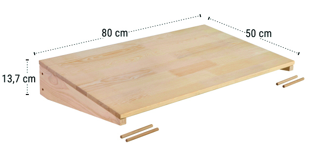 Table de travail wally 80 x 50 cm