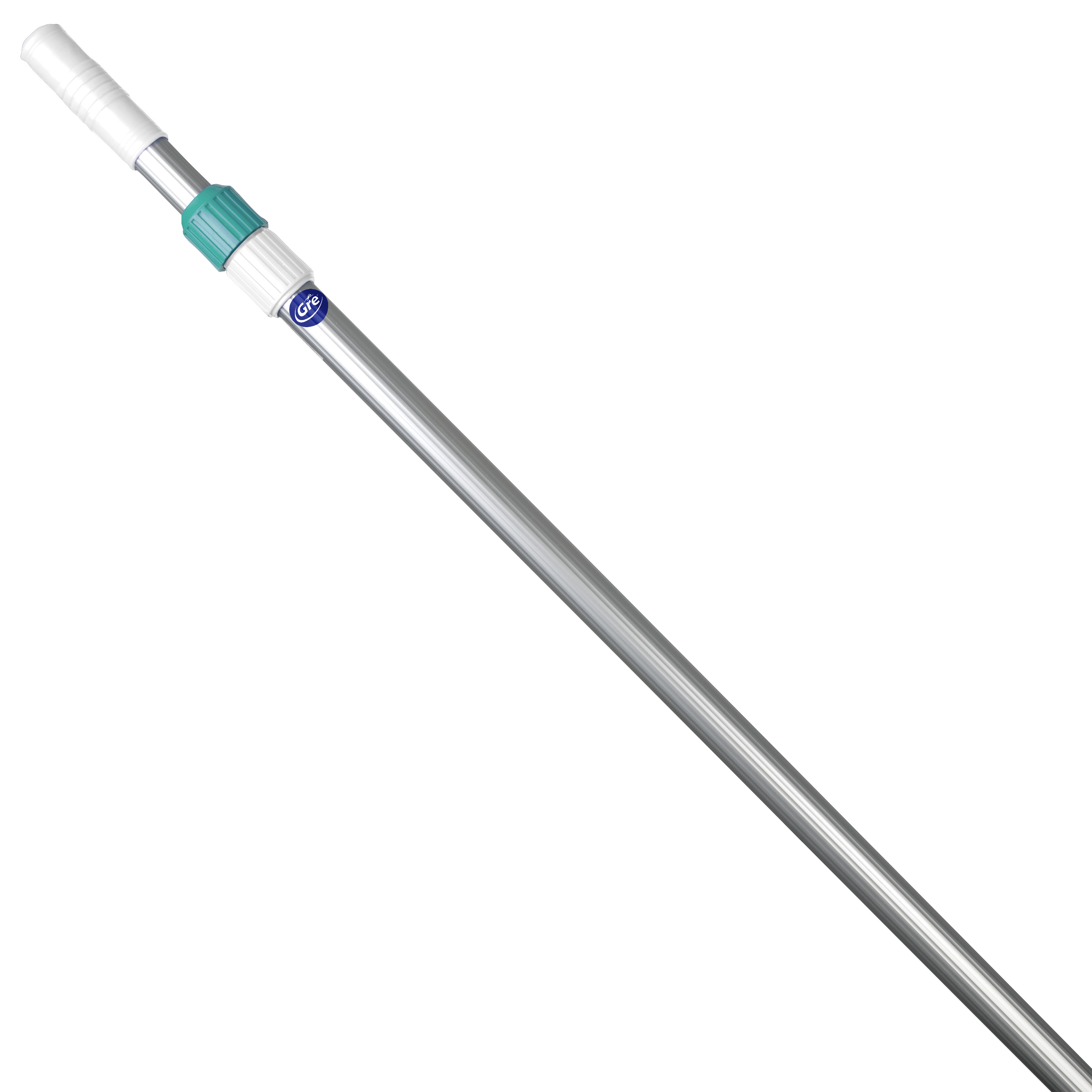 Manche téléscopique entretien piscine aluminium 2,4m - GRE