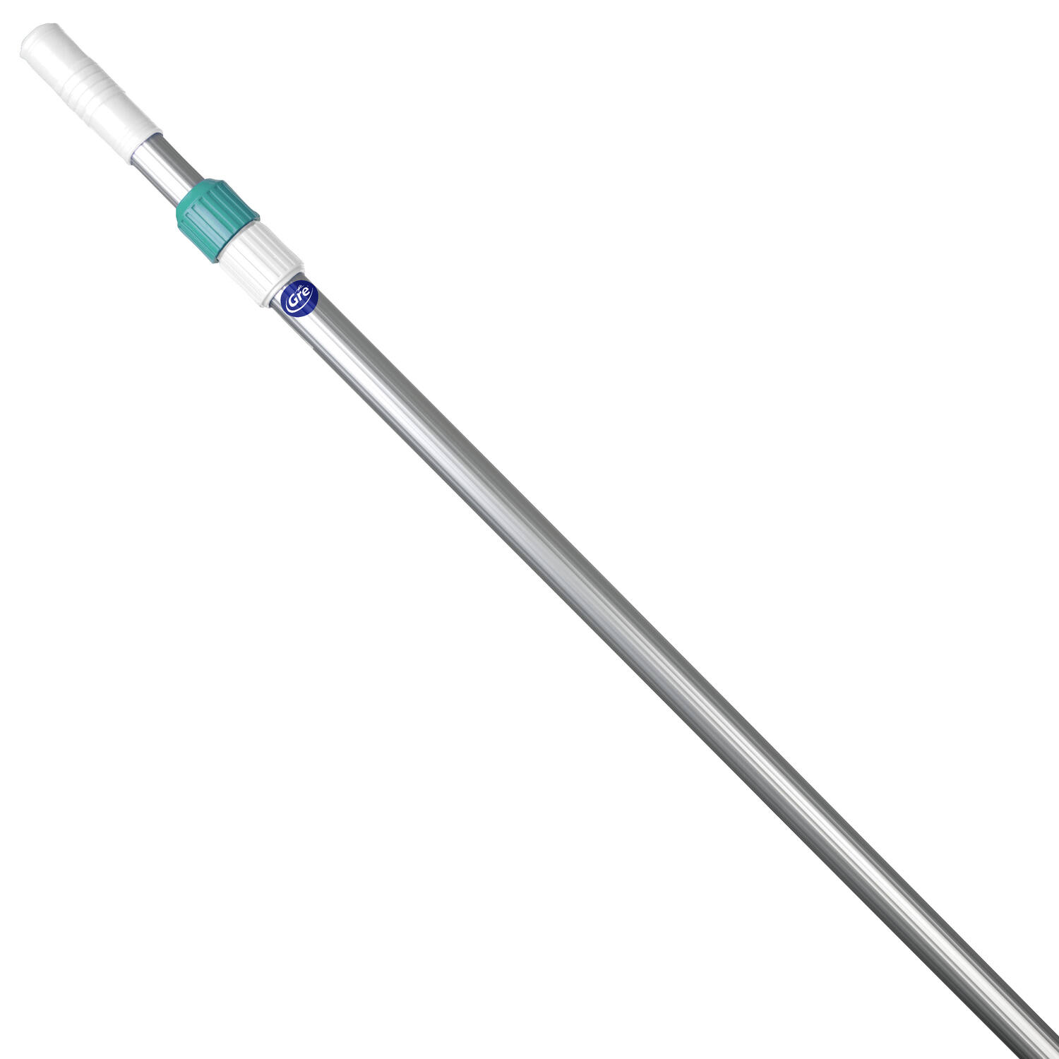 Manche téléscopique entretien piscine aluminium 2,4m - GRE