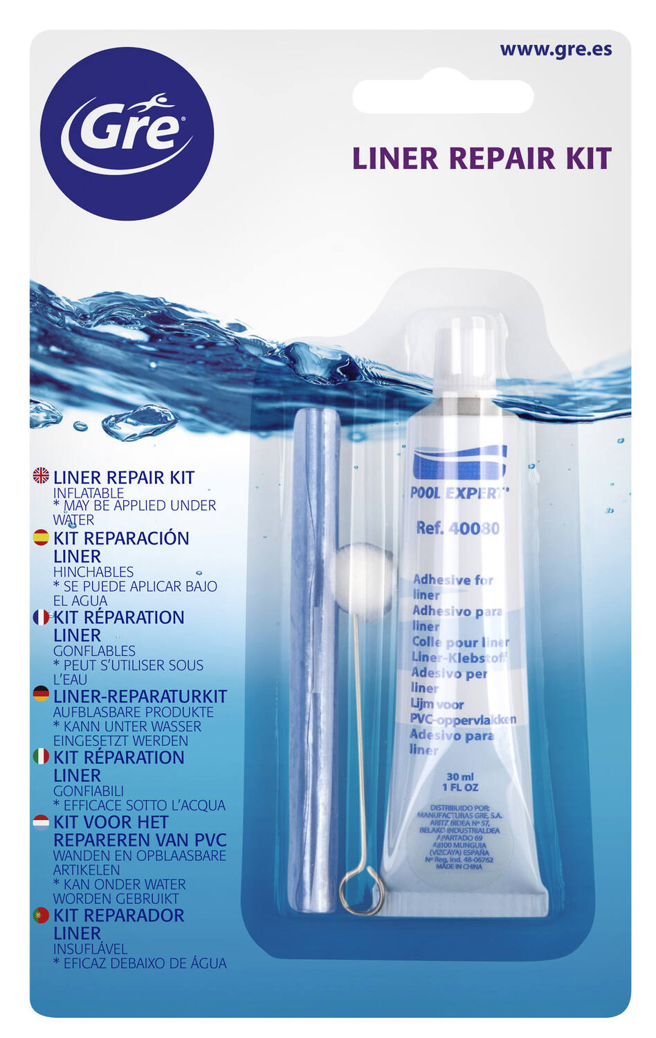 Kit de réparation pour liner de piscine - GRE