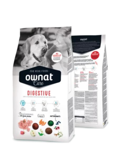 Croquette chien Care Digestive 10 kg - OWNAT