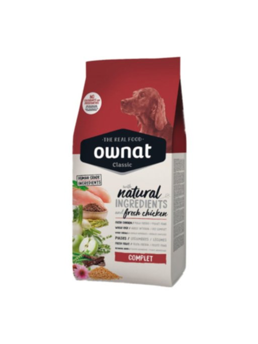 Croquettes pour chien adulte Classic complet poulet 4 kg - OWNAT