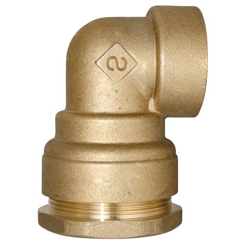 Coude PE laiton femelle   PE32 - F26/34