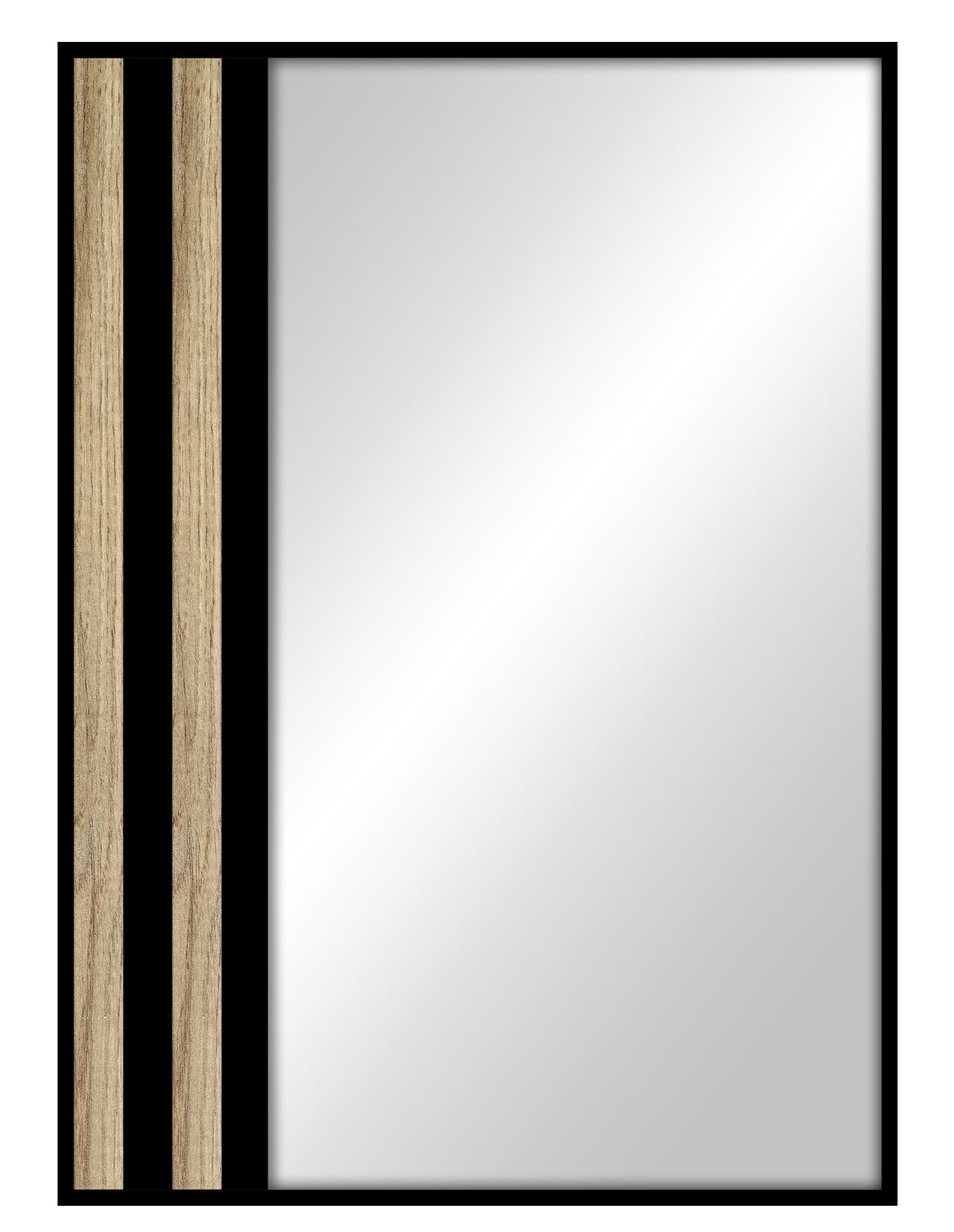 Miroir Kioto 52x72cm noir