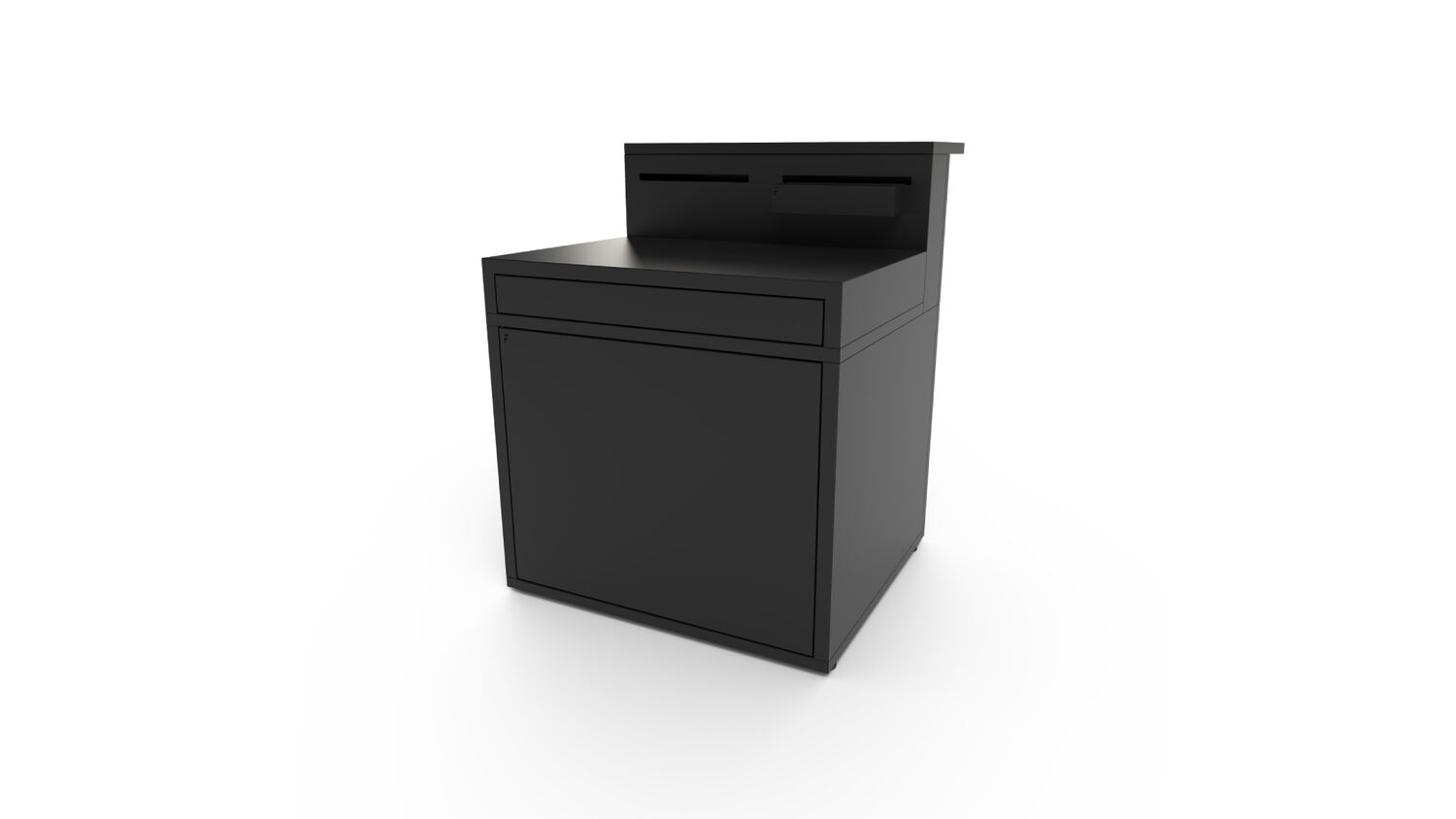 Meuble Cuisine extérieure Bar Acier 90x97xH112,5cm Noir - FORGE ADOUR