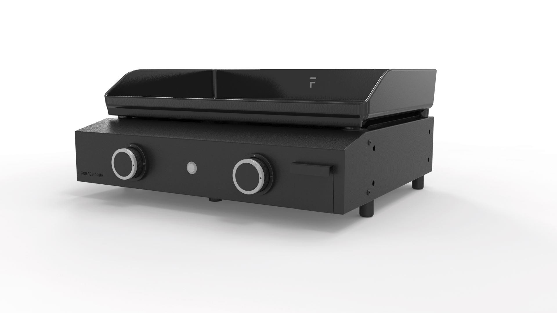 Plancha origin gaz 60 
chassis acier noir