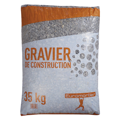 Gravier de construction 35kg EUROMORTIER