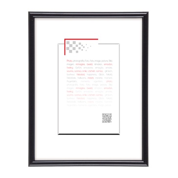 Cadre gallery noir 18x24 cm - BRIO