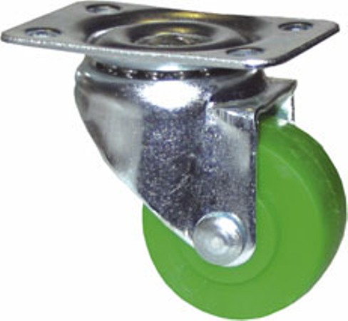 roulette pivotante ø30 verte - CAUJOLLE