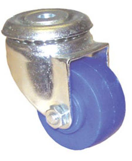 roulette pivotante ø30 bleue - CAUJOLLE
