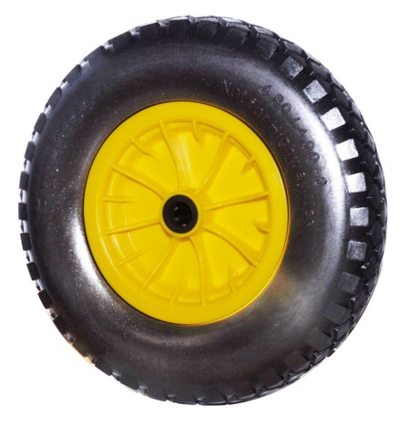 Roue de brouette increvable ø 400 jante plastique - CAUJOLLE