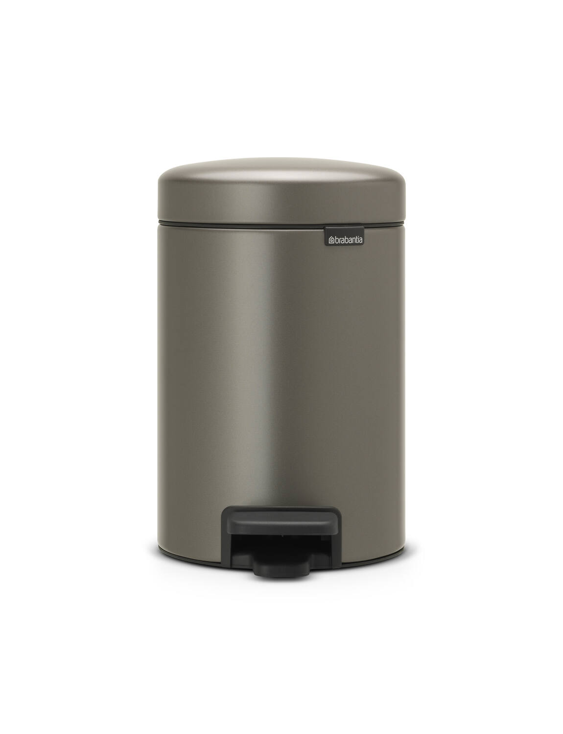 Poubelle à Pédale New Icon 3L Taupe - BRABANTIA