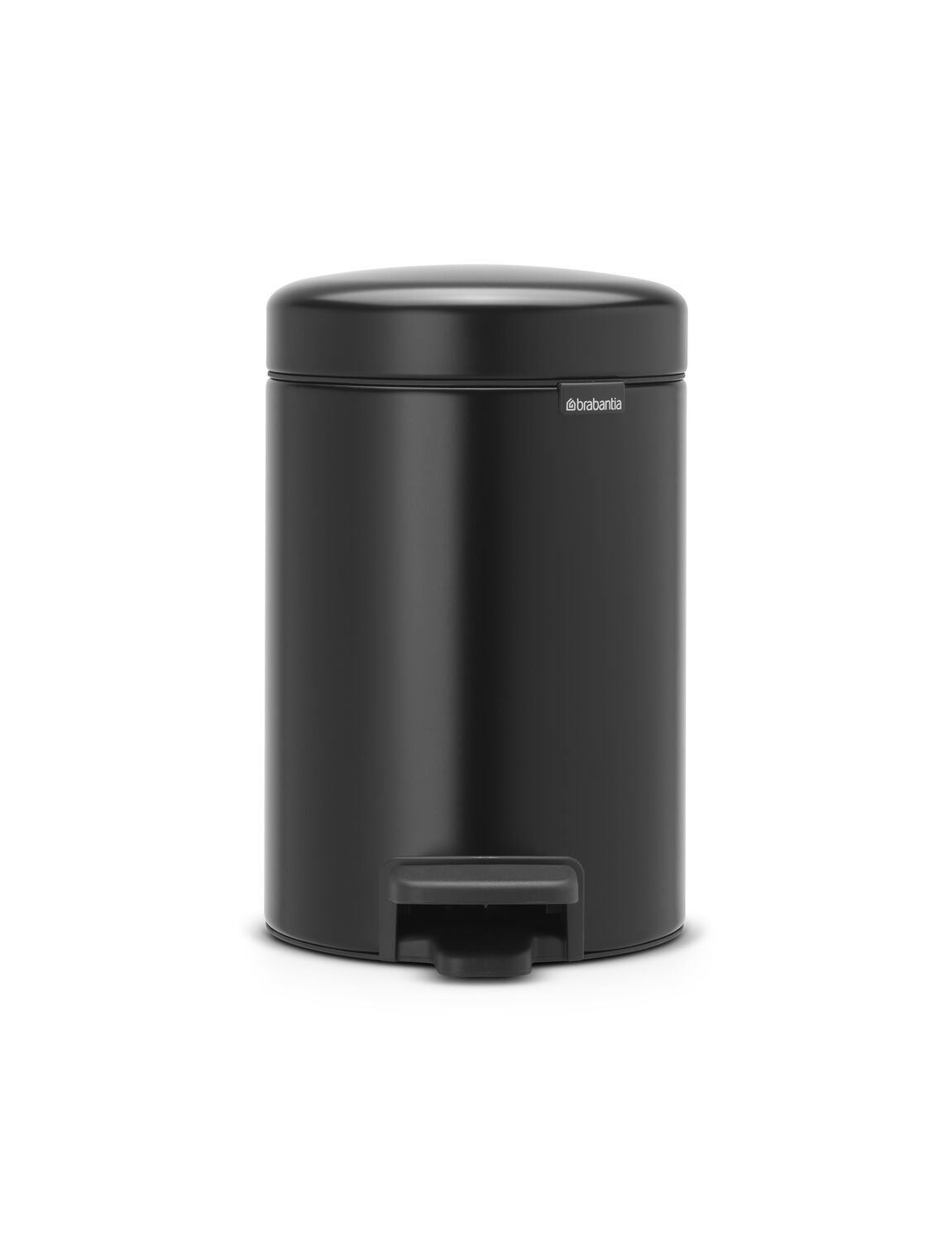 Poubelle à Pédale NewIcon 3L Noir Mat