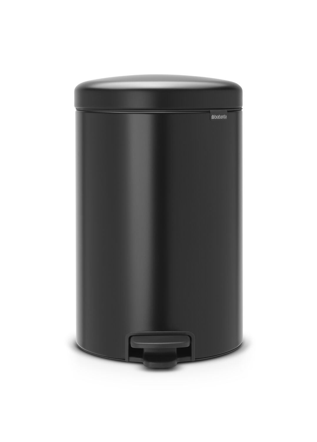 Poubelle à Pédale NewIcon 20L Noir Mat