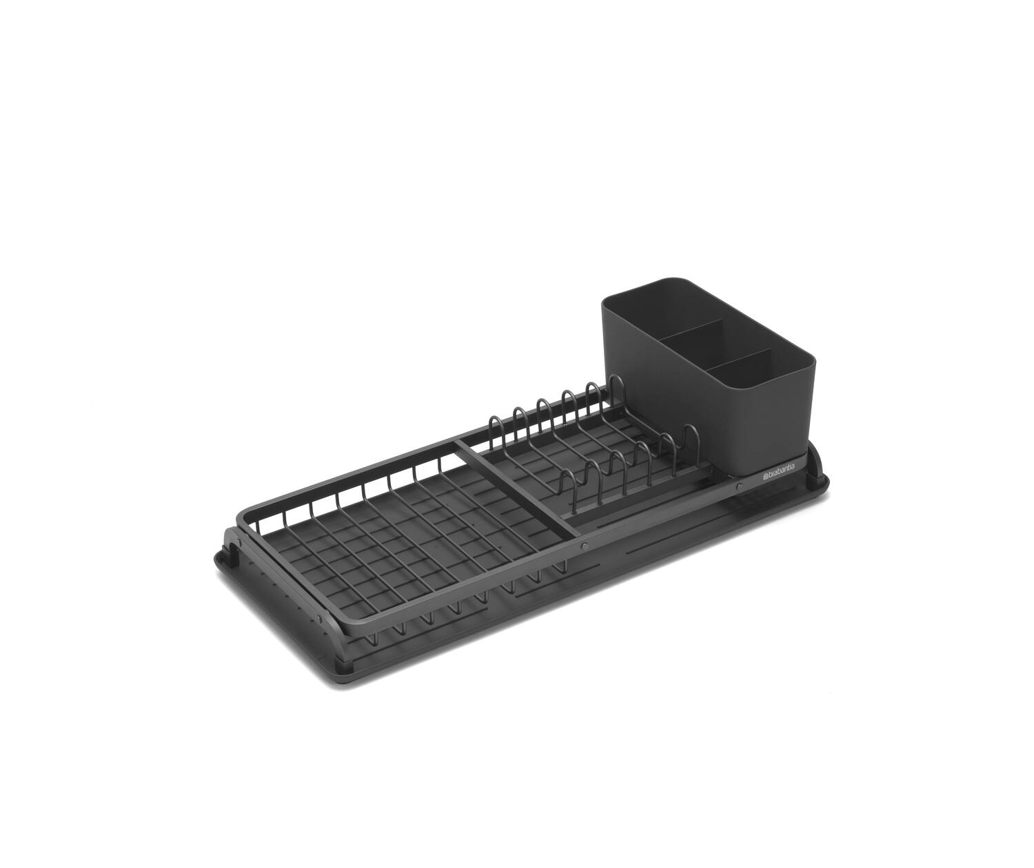 Égouttoir compact 46,3x20x12,5cm SinkSide gris foncé - BRABANTIA