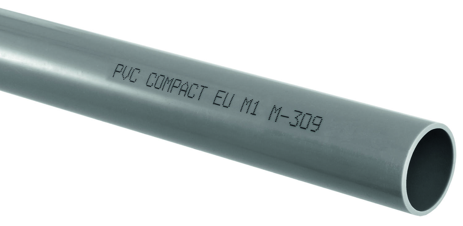 Tube d'évacuation ø100mm mâle-mâle L.4m