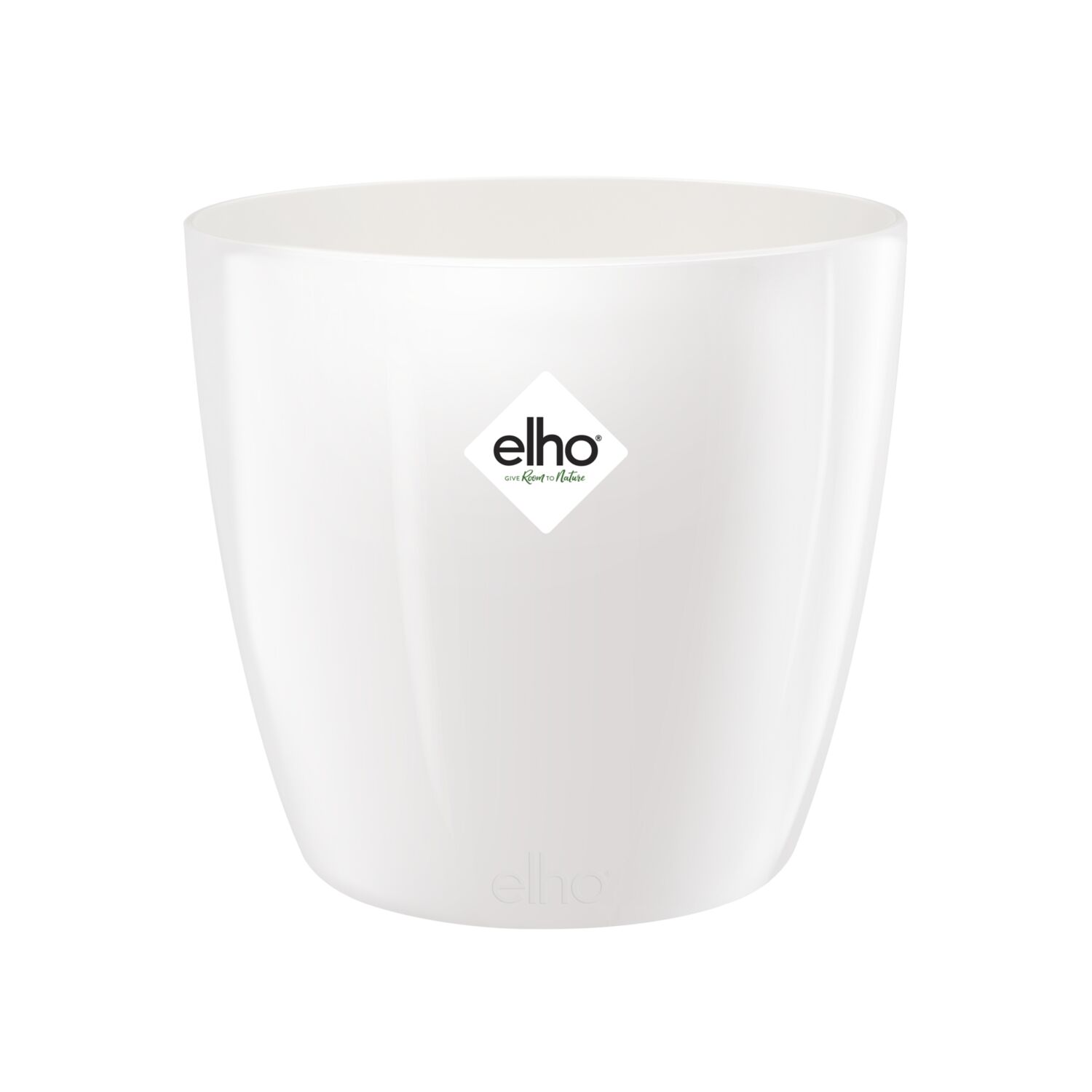Pot Brussels diamond rond 16cm blanc