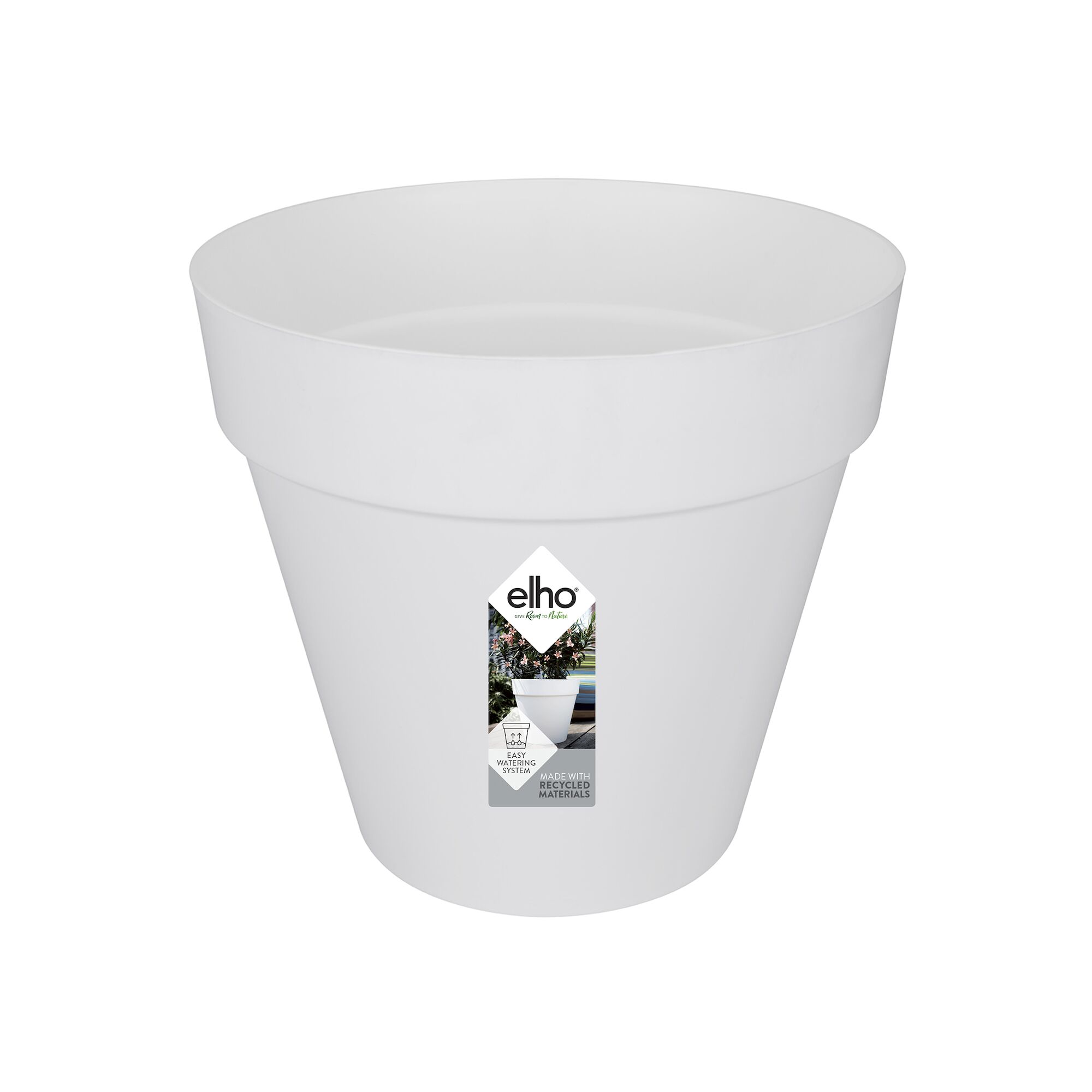 Pot Loft urban rond 20 blanc