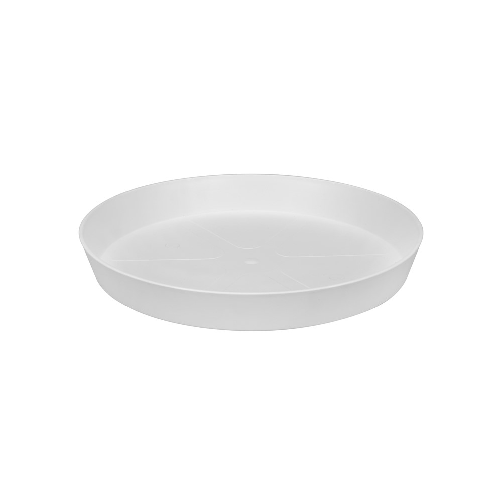 Soucoupe Loft urban ronde 17 blanc soie