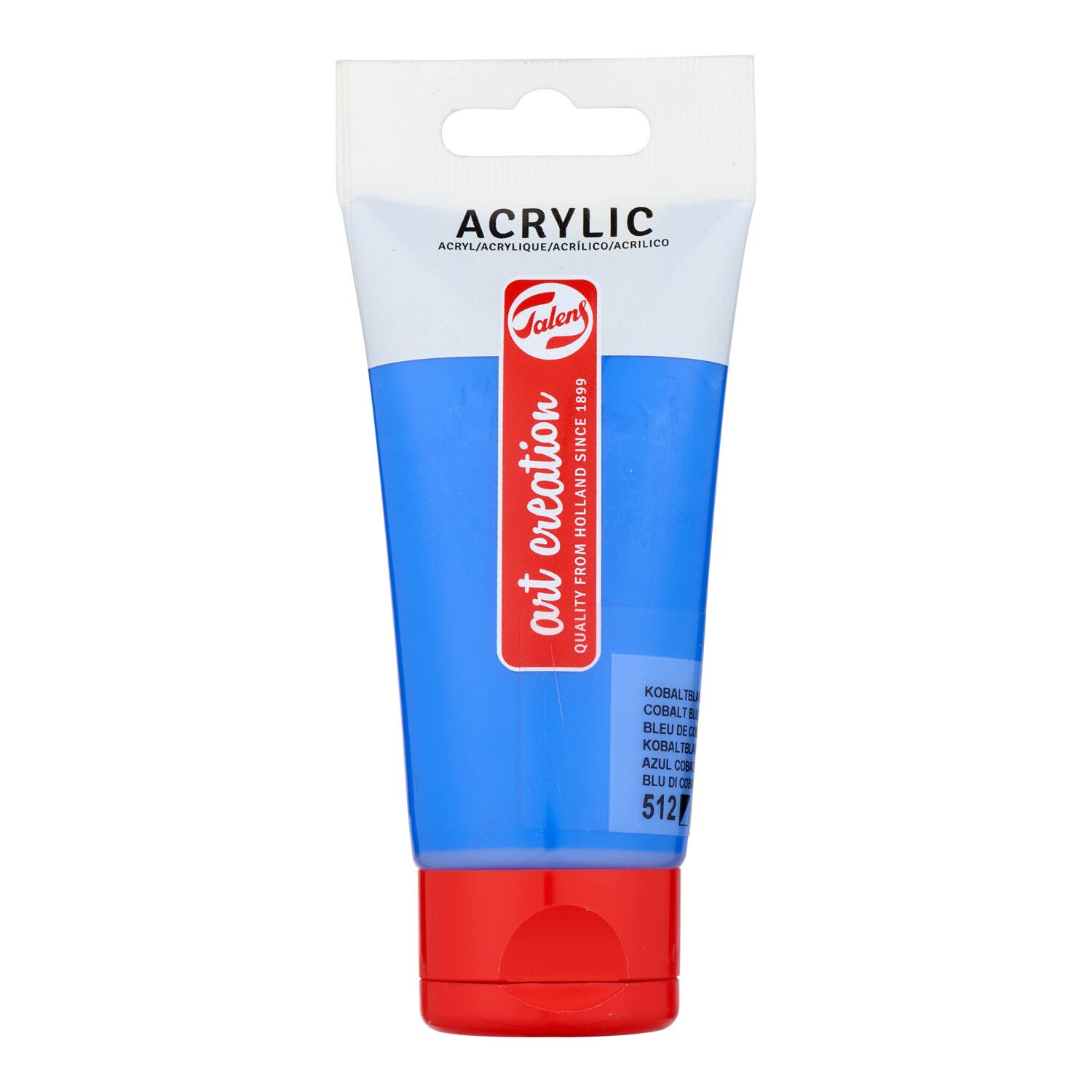 Peinture acrylique Bleu de Cobalt (Outremer) 512 75ml - TALENS ART CREATION