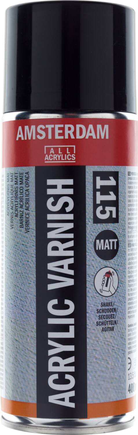Aérosol vernis peinture acrylique 115 Mat 400ml - AMSTERDAM