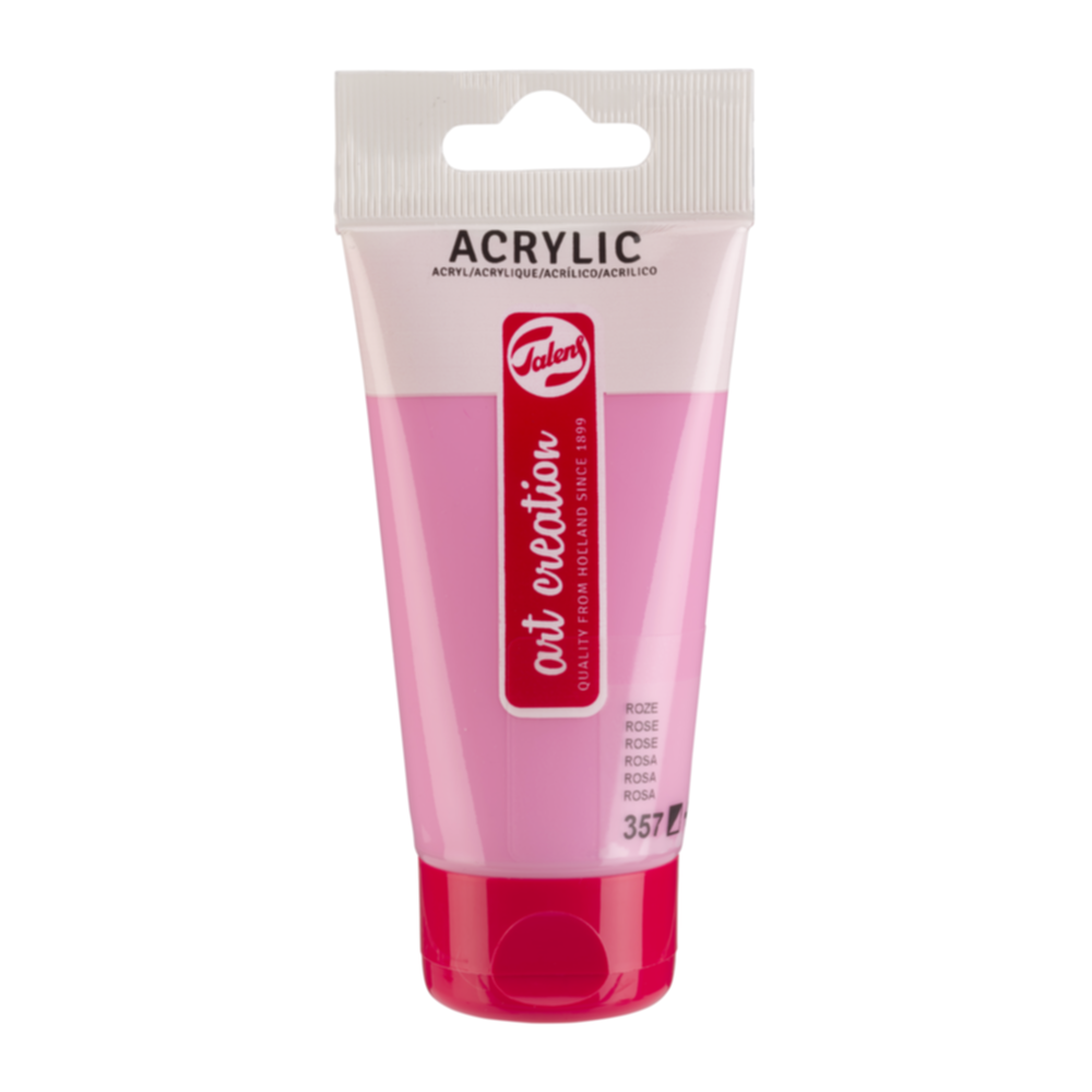 Peinture acrylique Rose 357 75ml - TALENS ART CREATION