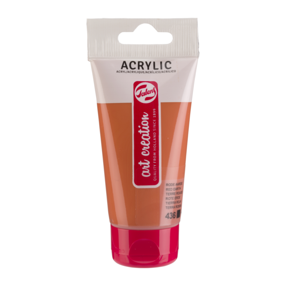 Peinture acrylique Terre Rouge 436 75ml - TALENS ART CREATION