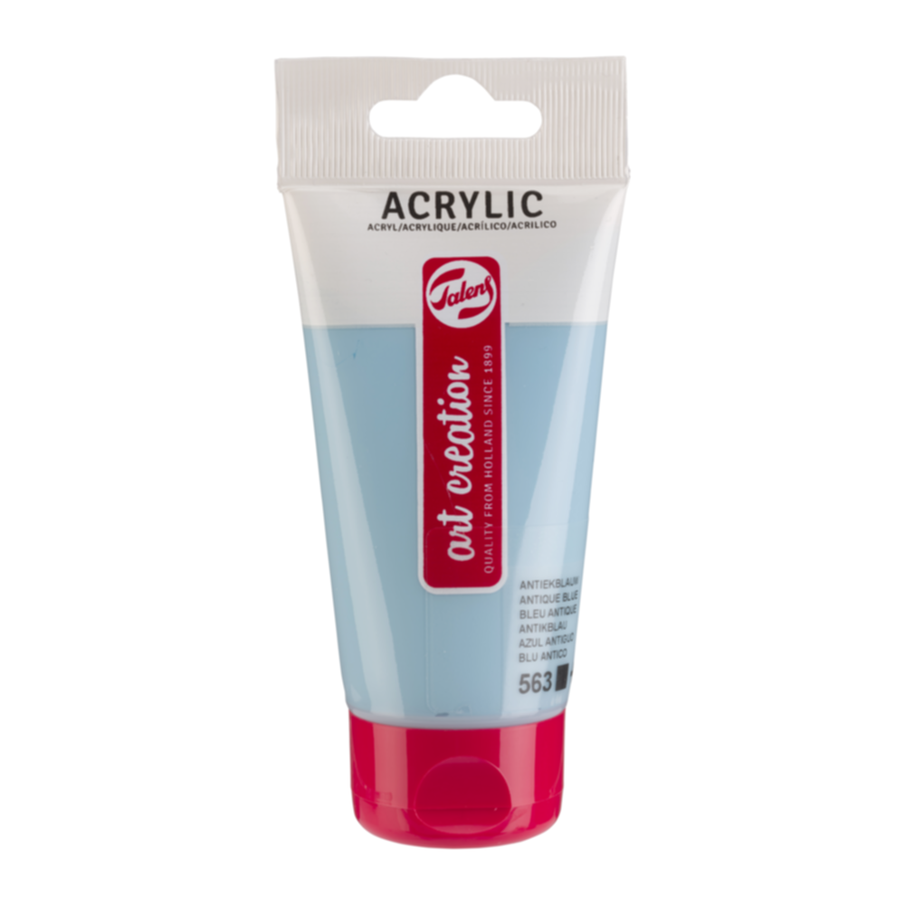Peinture acrylique Bleu Antique 563 75ml - TALENS ART CREATION