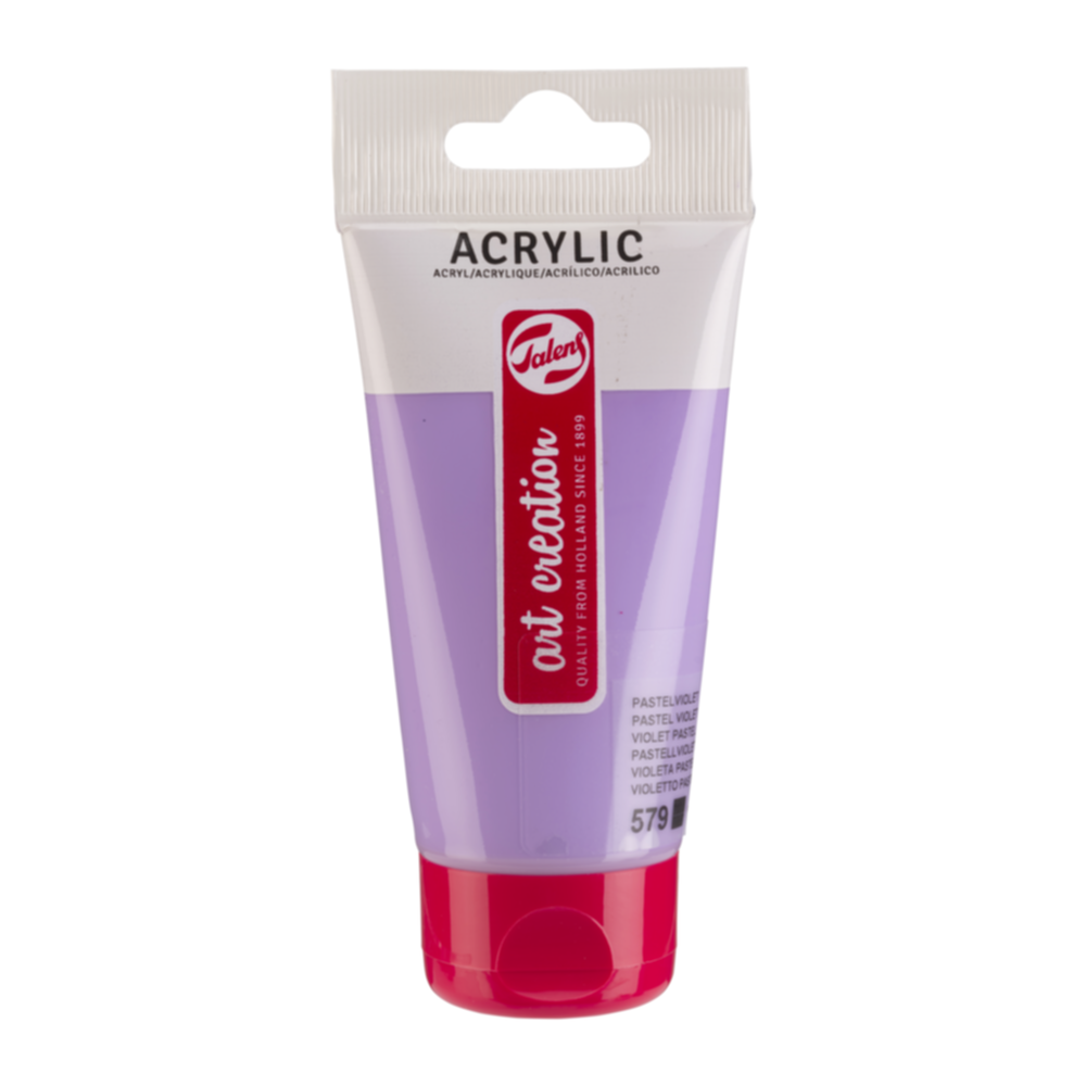 Peinture acrylique Violet Pastel 579 75ml - TALENS ART CREATION