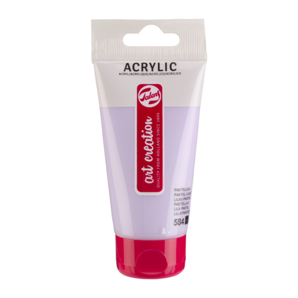 Peinture acrylique Lilas Pastel 584 75ml - TALENS ART CREATION
