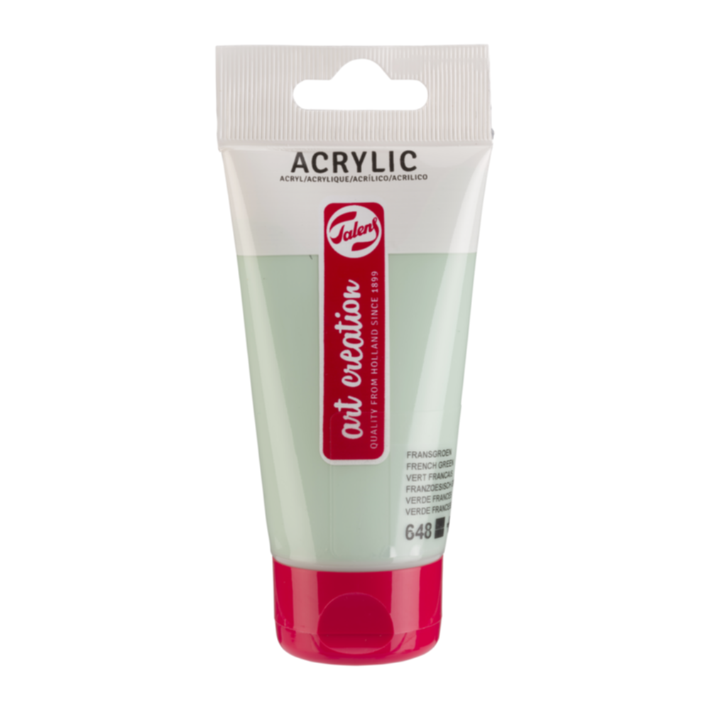 Peinture acrylique Vert Français 648 75ml - TALENS ART CREATION