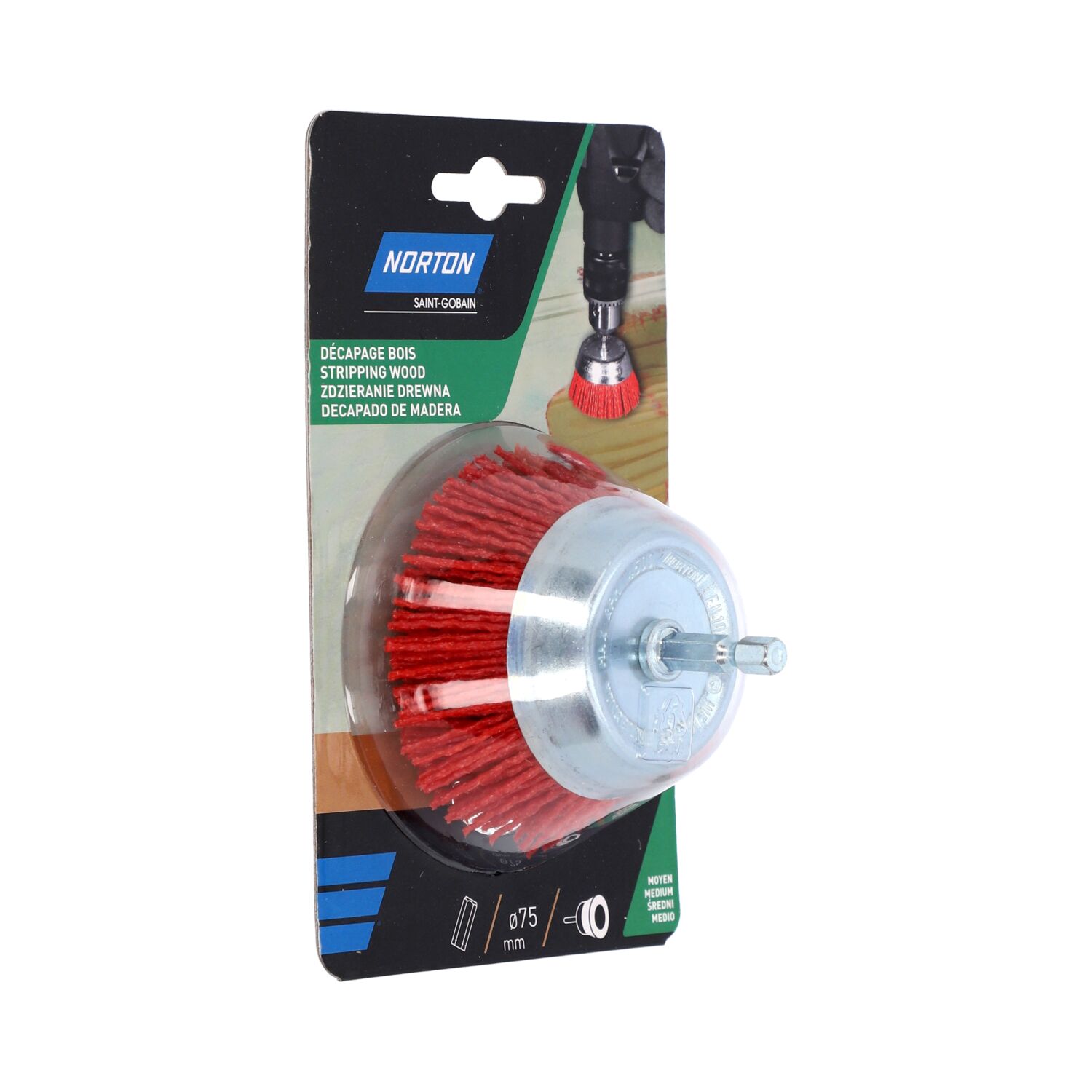 Brosse perceuse acier - NORTON