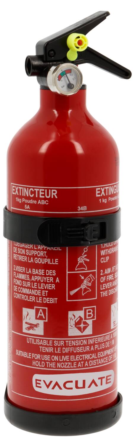 Extincteur poudre 1kg - Angeleye
