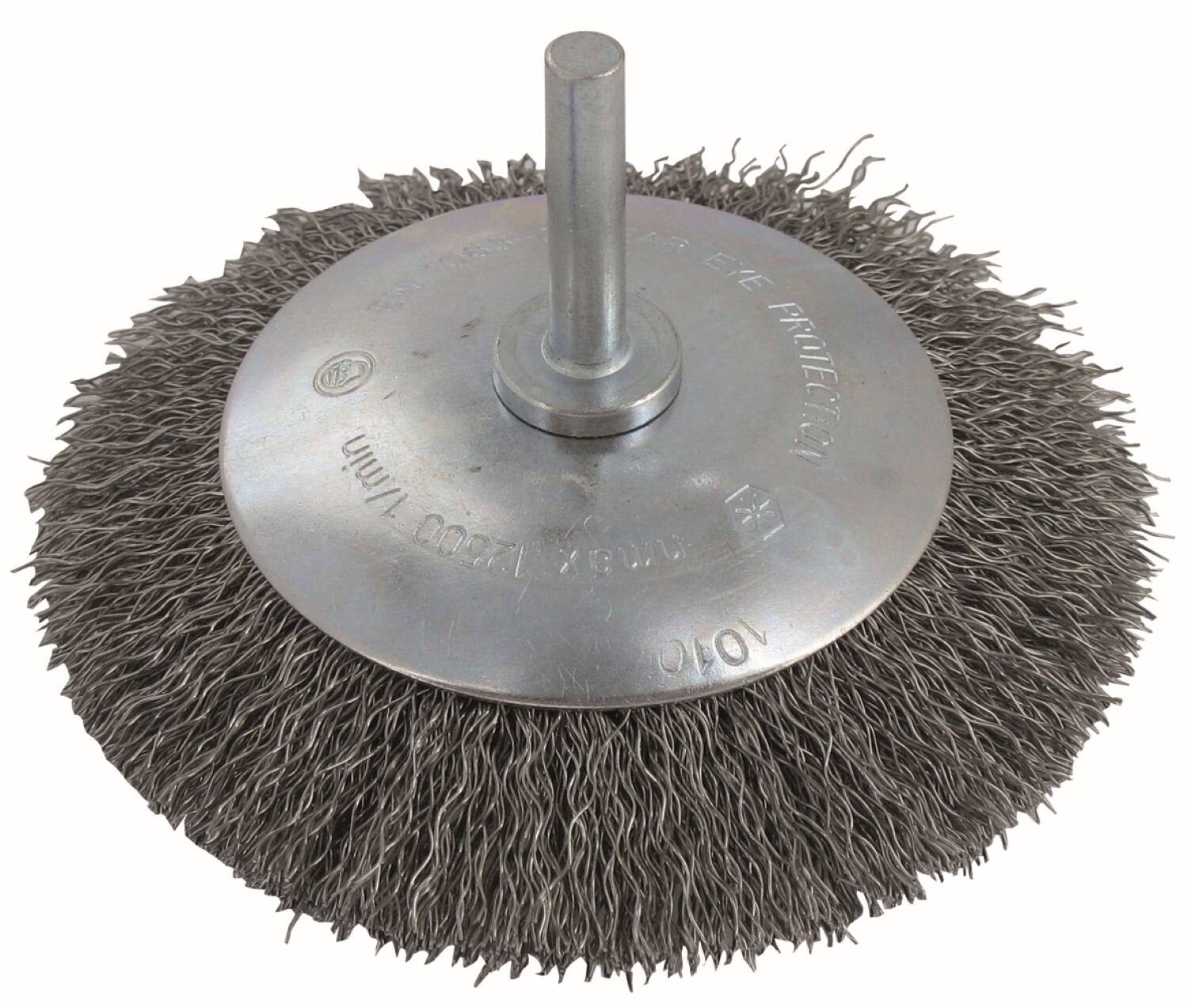 Brosse cuvette fils acier ondulés Ø 90mm - SCID