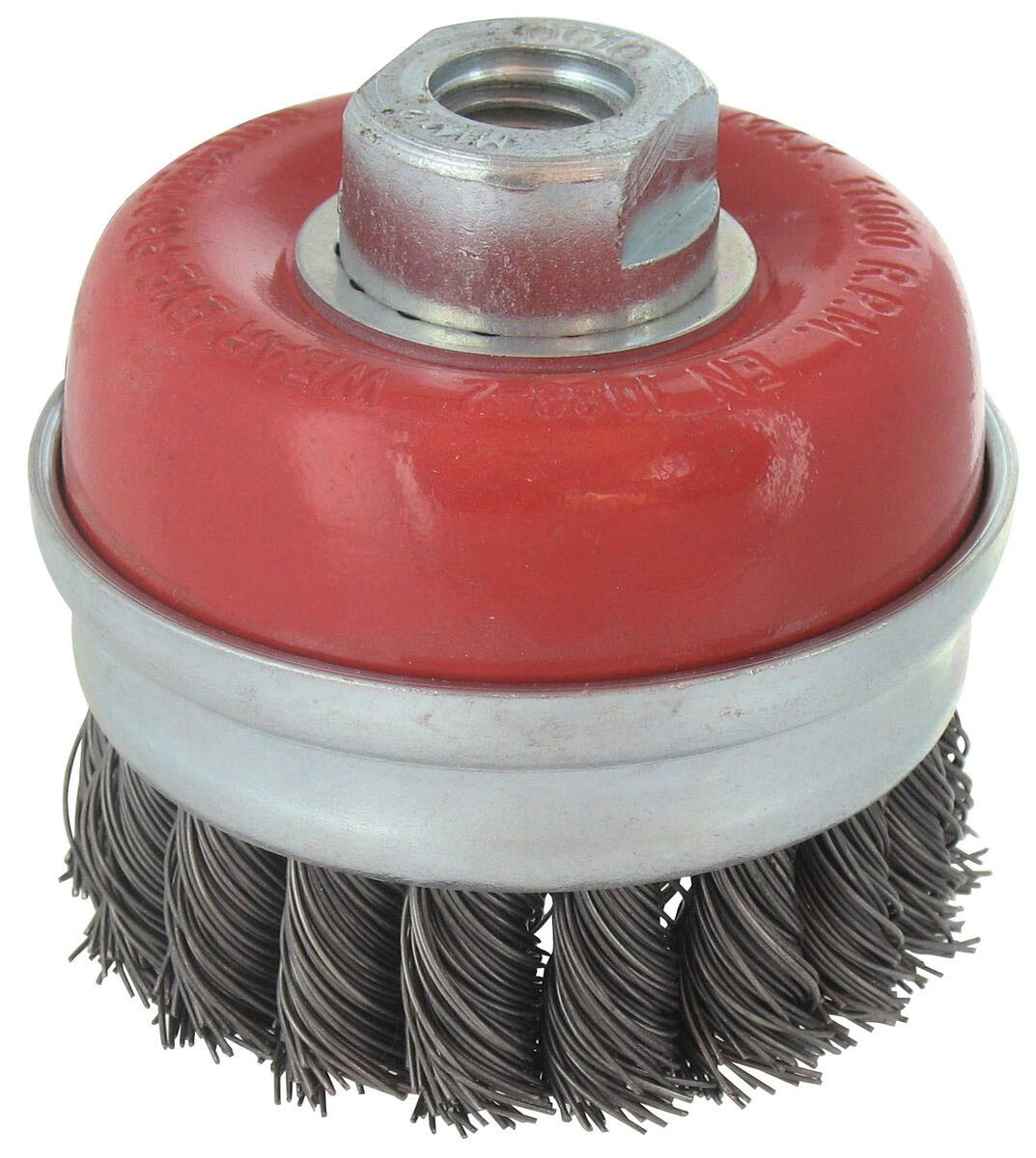 Brosse coupe mèches inox torsadées Ø70mm - SCID