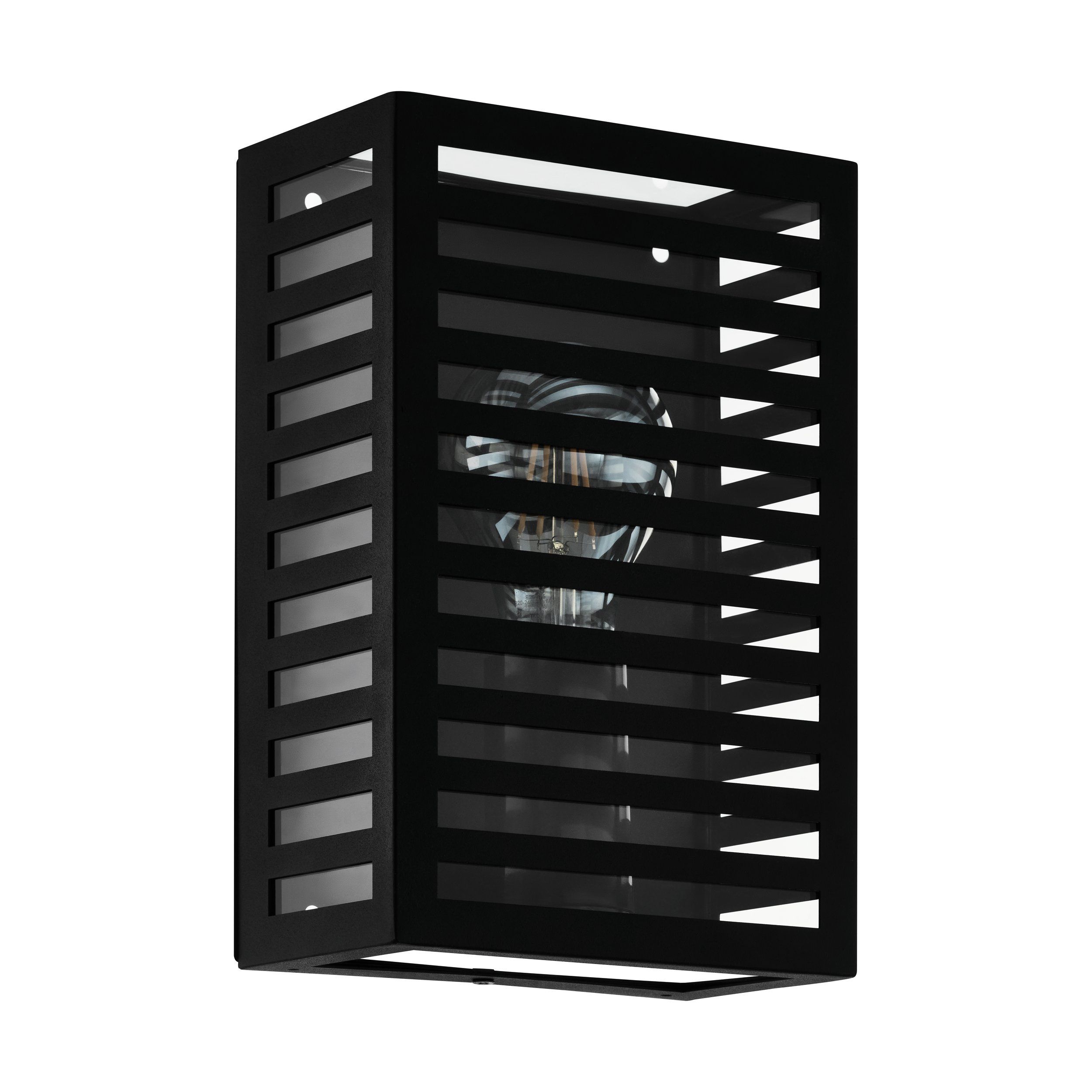 Applique murale extérieure Alamonte 3 Noir E27 60W