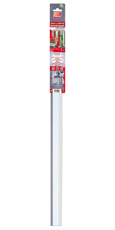 bas de porte pivotant lèvre souple fixation invisible.  - PLASTO