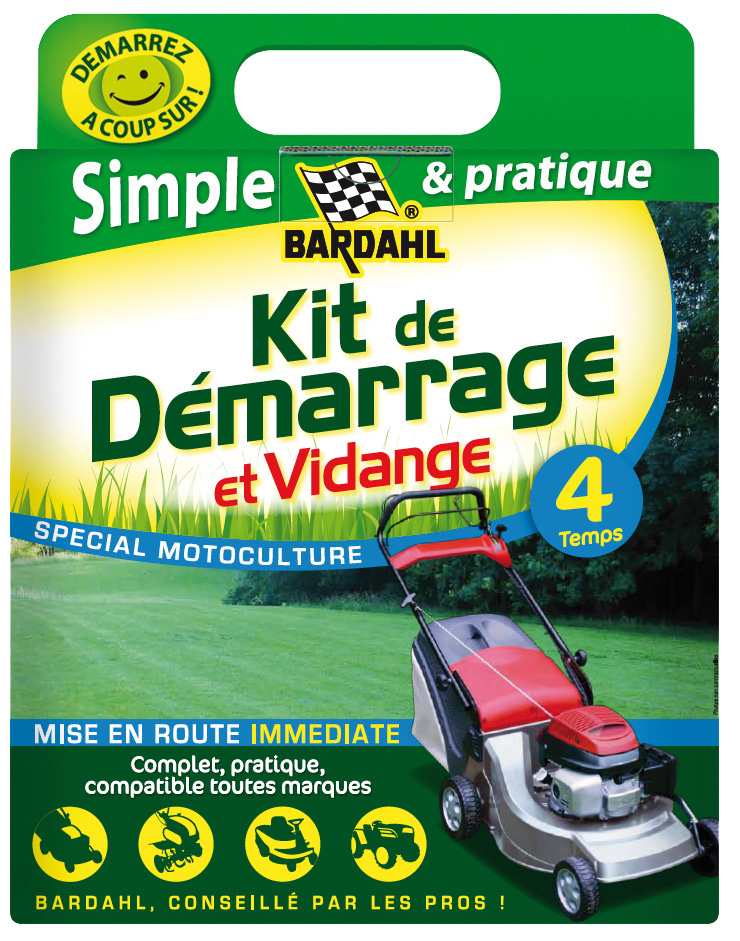 Kit de démarrage et 1ère vidange 4 temps - BARDAHL